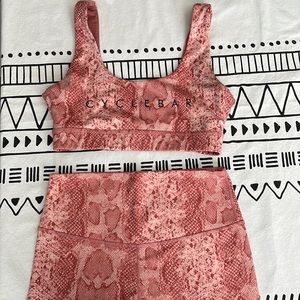CycleBar Glyder snake print set!